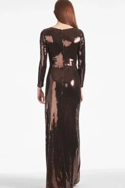 Sachin & Babi Evening|Winter<Sequin Talulla Gown -