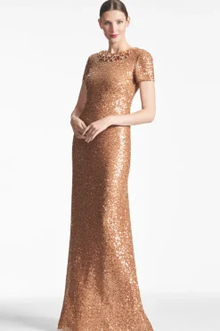 Sachin & Babi Black-Tie|Brown<Shiloh Gown -