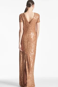 Sachin & Babi Black-Tie|Brown<Shiloh Gown -