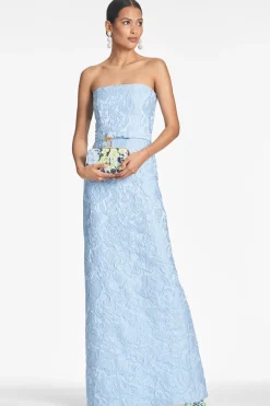 Sachin & Babi Evening|Column<Sophia Gown -