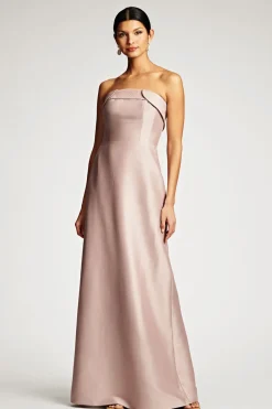 Sachin & Babi Black-Tie|Column<Tatia Gown -