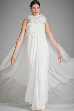 Sachin & Babi A-Line|Engagement Party<Venus Gown -