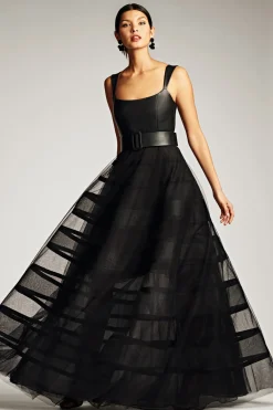 Sachin & Babi Ball Gowns|Black<Veruca Gown -