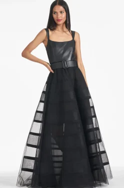 Sachin & Babi Ball Gowns|Black<Veruca Gown -