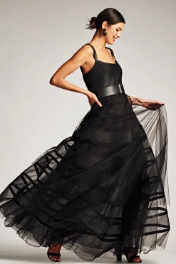 Sachin & Babi Ball Gowns|Black<Veruca Gown -