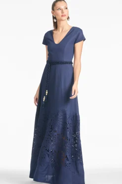 Sachin & Babi Daytime|Warm Weather<Zefira Gown -