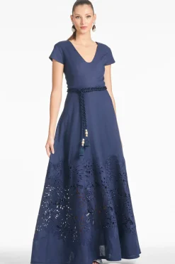 Sachin & Babi Daytime|Warm Weather<Zefira Gown -