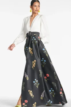 Sachin & Babi Winter|Ball Gowns<Zoe Gown - Off White/Noir Bouquet