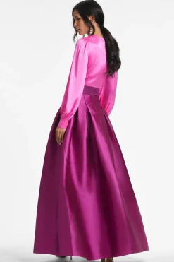 Sachin & Babi Winter|Winter<Zoe Gown - Pink/Magenta